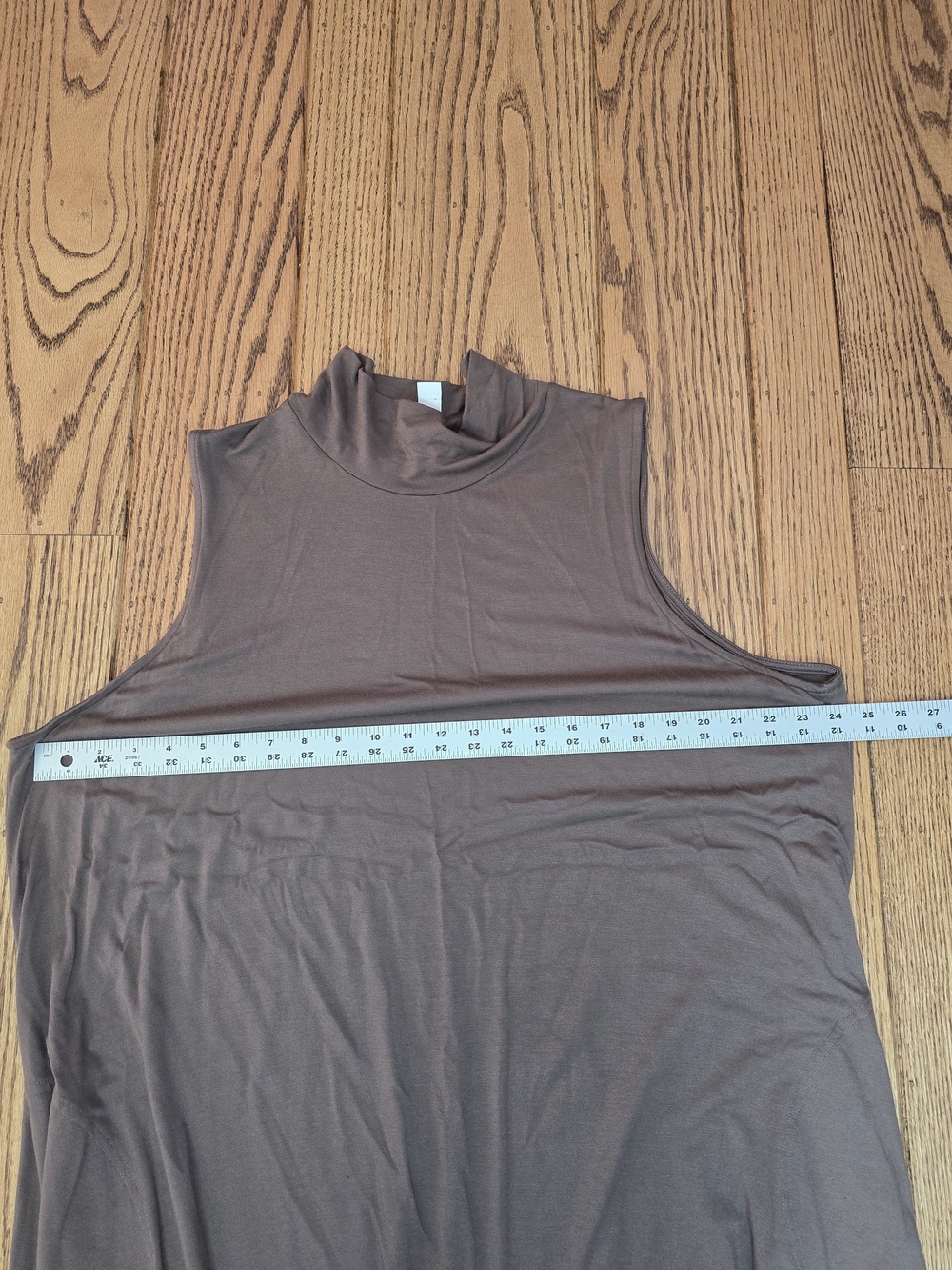 Rachel Pally Sleeveless Mock Neck Maxi Dress in Mauve Brown - Picture 5 of 5